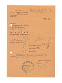 Collaboration and the NSB in Dordrecht during World War II.