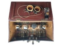 The war radio of Mr. Gerrit Pieter Amerika from Dordrecht during the Second World War.