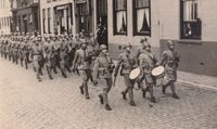 8. Bridge march in Dordrecht during the mobilization period. 30