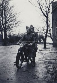 Sergeant van der Hum - Dekkingsdetachement Willemsdorp - Dordrecht, World War II.