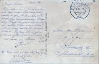 Field mail from a military person in Sliedrecht - March 10, 1940.