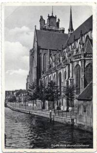 Field postcard Grote Kerk front side.