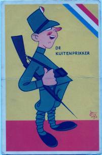 Field Postcard Dordrecht - April 30, 1940.