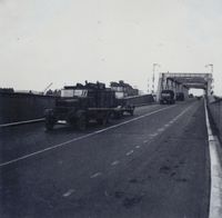 Zwijndrecht and the Zwijndrechtse bridges during World War II.