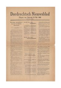 Dordtse kranten in oorlogstijd - kranten uit de tweede wereldoorlog Dordrecht.
