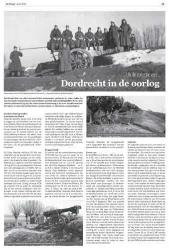 Afdeling Artillerie in de Hoeksche Waard