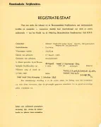 De papieren behorende bij de registratiestaat van de Binnenlandse Strijdkrachten.