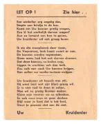 Binnenlandse Strijdkrachten en distributiezaken W.F. Ruisch Dordrecht tweede wereldoorlog.