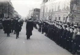 4. Fotoserie bezoek Anton Mussert aan Dordrecht
