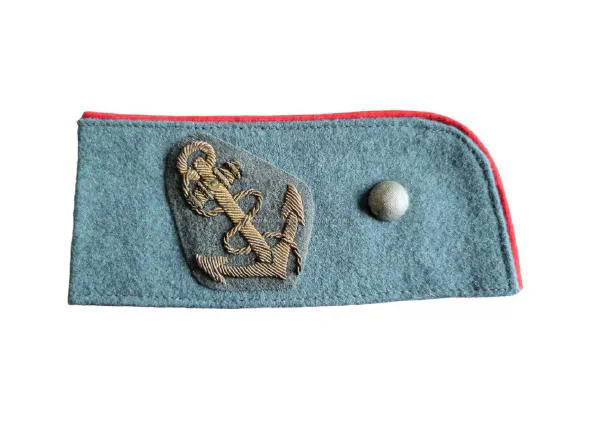 Kraagembleem Adjudant/Vaandrig Korps Pontonniers en Torpedisten.