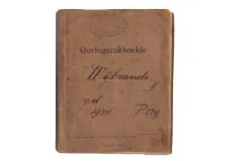 Zakboekjes en herkenningsplaatjes van het Korps Pontonniers en Torpedisten