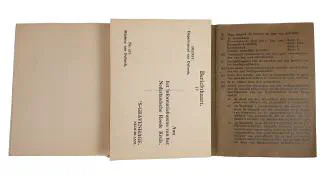 Zakboekjes en herkenningsplaatjes van het Korps Pontonniers en Torpedisten