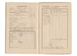 Zakboekjes en herkenningsplaatjes van het Korps Pontonniers en Torpedisten