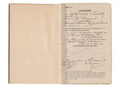 Zakboekjes en herkenningsplaatjes van het Korps Pontonniers en Torpedisten