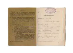 Zakboekjes en herkenningsplaatjes van het Korps Pontonniers en Torpedisten