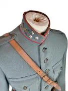 Ribcord private tailored uniform jacket of Reserve Captain J. Barkmeijer, Cdt - 2-III-14 R.A. Bronze Cross.
