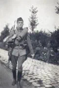Sergeant Van der Hum with full equipment.