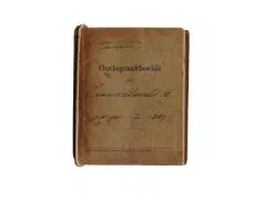 2. Oorlogszakboekje en herkenningsplaatje Bastiaan van Lelieveld - Dordrecht