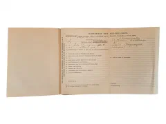 4. Oorlogszakboekje Johan Balthasar Onderwater - Zwijndrecht
