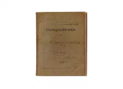 4. Oorlogszakboekje Johan Balthasar Onderwater - Zwijndrecht