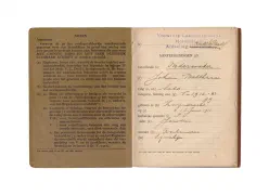 4. Oorlogszakboekje Johan Balthasar Onderwater - Zwijndrecht