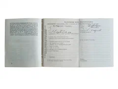 5. Oorlogszakboekje en herkenningsplaatje Jacobus Dubbeldam - Dordrecht