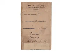7. Zakboekje Leendert Roodbol - Landweer district Dordrecht