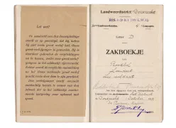7. Zakboekje Leendert Roodbol - Landweer district Dordrecht