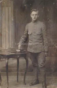 Martinus Machiel van der Hoek in uniform