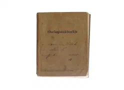 Oorlogszakboekje Martinus Machiel van der Hoek