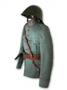 1e Luitenant der Pontonniers en Torpedisten met helm