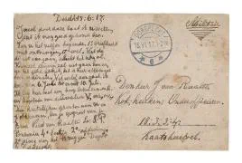 Het Korps Pontonniers en Torpedisten in Dordrecht.