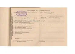 6. Oorlogszakboekje J.B. Bohré - Korps Pontonniers en Torpedisten
