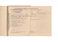 6. Oorlogszakboekje J.B. Bohré - Korps Pontonniers en Torpedisten