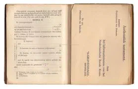 Zakboekjes en herkenningsplaatjes van het Korps Pontonniers en Torpedisten