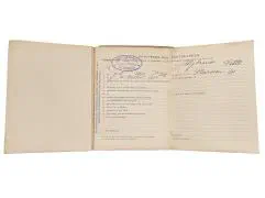 Zakboekjes en herkenningsplaatjes van het Korps Pontonniers en Torpedisten