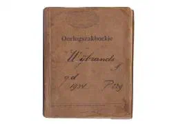 Zakboekjes en herkenningsplaatjes van het Korps Pontonniers en Torpedisten