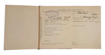 Zakboekjes en herkenningsplaatjes van het Korps Pontonniers en Torpedisten