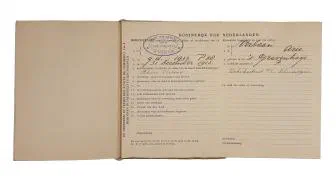 Zakboekjes en herkenningsplaatjes van het Korps Pontonniers en Torpedisten