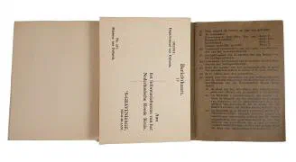 Zakboekjes en herkenningsplaatjes van het Korps Pontonniers en Torpedisten