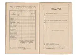 Zakboekjes en herkenningsplaatjes van het Korps Pontonniers en Torpedisten