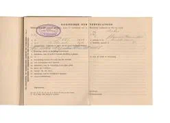 Zakboekjes en herkenningsplaatjes van het Korps Pontonniers en Torpedisten