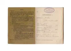 Zakboekjes en herkenningsplaatjes van het Korps Pontonniers en Torpedisten