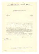 Het nalatenschap van Sergeant van der Hum.