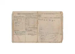 Vorlaufiger Fremdenpas Anthonie Ploegers Dordrecht