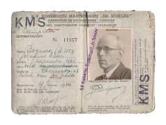 Legitimatiekaart Dhr. J.P. Bogaard
