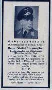 Obergefreiter Alois Pflugmacher
