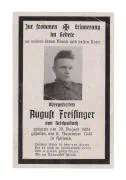 Obergefreiter August Freisinger.