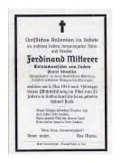 Obergefreiter Ferdinand Mitterer.