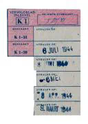 Rantsoenbonnen uit Dordrecht